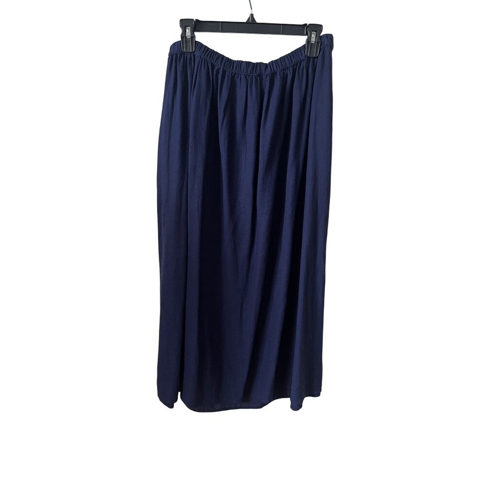 Caslon Navy Blue Long Maxi Skirt M
